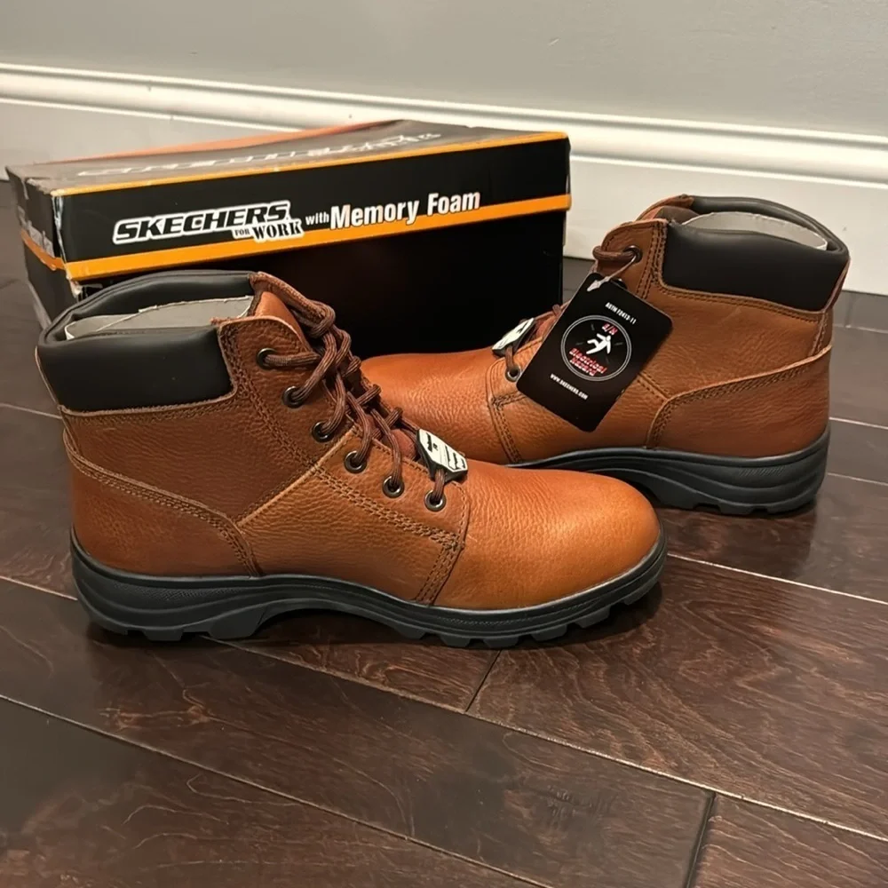 Sketchers for work with memory foam NIB 12